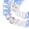 Electroplate Mixed Styles Glass Beads Strands EGLA-N022-14A-A09-3