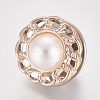 Plastic Safety Brooches JEWB-WH0009-25-1