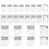  24Pcs 3 Style Brass Glue-on Flat Pad Bails KK-HS0014-95-1