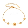 304 Stainless Steel Link Bracelets BJEW-P392-01G-2