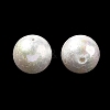 UV Plating Textured Transparent Acrylic Beads AC-CBAC6DF-02-2