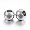 Tarnish Resistant 201 Stainless Steel Beads X-STAS-E113-20P-2