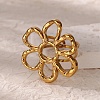 304 Stainless Steel Open Cuff Rings for Women LS-RJEW-U060-04B-G-1