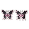 Transparent Printed Acrylic Pendants TACR-P005-02B-1