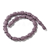 Fish Dyed Natural Lava Rock Beads Strands G-O126-01A-05-2