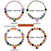 4Pcs 4 Styles Halloween Theme ABS Plastic Imitation Pearl & Acrylic & Resin Beaded Necklaces Set NJEW-AB00008-2