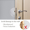 Olycraft 6Pcs 2 Style Door Knob Wall Shield Transparent Round Soft Rubber Wall Protector AJEW-OC0002-22-6