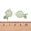 Alloy Enamel Pendants ENAM-T024-32B-G-3