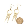 304 Stainless Steel Geometry Dangle Earrings for Women EJEW-JE05004-02-3