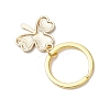 Clover Alloy Enamel Pendant Keychain KEYC-JKC01132-4