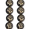 Czech Pressed Glass Beads GLAA-I061-50-1
