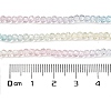 Transparent Painted Glass Beads Strands DGLA-A034-T1mm-A21-3
