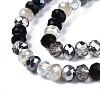 Electroplate Glass Beads Strands EGLA-N002-12A-3