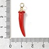 Opaque Resin Pendants RESI-V004-01A-3