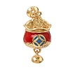 Brass Enamel Magnetic Clasps KK-C066-25G-1