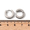 304 Stainless Steel Hoop Earrings EJEW-L302-03C-P-6