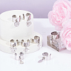 304 Stainless Steel Open Cuff Rings RJEW-UN00017-3