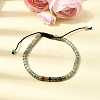 Natural Amazonite & Non-magnetic Hematite Beaded Adjustable Bracelets for Unisex BJEW-K251-09U-1