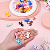 48Pcs 4 Styles Opaque Acrylic Beads OACR-TA0004-94A-7