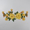 Flower Embroidery Cloth Iron On/Sew On Patches DIY-WH20050-13B-1