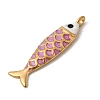 304 Stainless Steel Enamel Pendants STAS-B128-53G-3