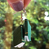 Alloy with Paper Book Dangle Earrings FS-WGE52F3-03-1