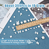 399pcs 18 Style ABS Plastic Imitation Pearl Beads KY-DC0001-17-2
