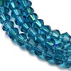 Transparent Electroplate Glass Beads Strands EGLA-A039-T3mm-L01-3