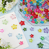 130Pcs 2 Styles Transparent Acrylic Beads MACR-ME0001-23-5