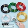 Round Anodized Aluminum Wire AW-BC0007-1.0mm-03-4