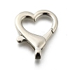 Heart Alloy Lobster Claw Clasps FIND-Q003-03P-1