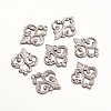 Tarnish Resistant 316 Surgical Stainless Steel Filigree Pendants X-STAS-K096-36P-1