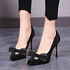 2 Pairs 2 Colors Alloy Shoe Buckle Clips FIND-GO0003-50-5