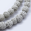 Natural Lava Rock Beads Strands G-P349-01-8mm-3