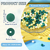 191~193Pcs Rubberized Style Imitated Silicone Acrylic Beads MACR-TA0001-94A-4