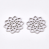 Tarnish Resistant 304 Stainless Steel Filigree Joiners Links LS-STAS-T044-40P-2