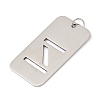 304 Stainless Steel Pendants STAS-M115-01P-Z-2