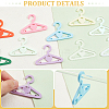   50Pcs 10 Colors Mini Acrylic Earring Hanger EDIS-PH0001-87A-4