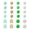 88Pcs 12 Style Silicone Beads SIL-TA0001-21-2