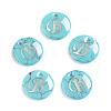 Synthetic Turquoise Charms G-L561-001B-1