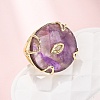 Natural Amethyst Cuff Rings GG-CBA5FCC-02G-05-2