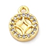 Brass Micro Pave Cubic Zirconia Pendant KK-A240-13G-1