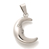 Anti-Tarnish 304 Stainless Steel Pendants STAS-U035-15P-1