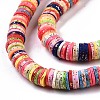 Handmade Polymer Clay Beads Strand CLAY-T018-04D-3