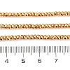 Electroplated Synthetic Non-magnetic Hematite Beads Strands X-G-H027-E01-02-5