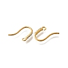 304 Stainless Steel Rhinestone Earring Hooks STAS-D310-01G-02-2