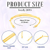 20Pcs Adjustable Korean Waxed Polyester Cord Bracelet Making BJEW-TAC0051-05-3