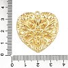 304 Stainless Steel with Rhinestone Pendants STAS-Z186-10G-3
