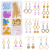 SUNNYCLUE DIY Geometry Earring Making Kits DIY-SC0012-15-4