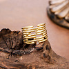 304 Stainless Steel Cuff Open Rings WG78D4A-01-2